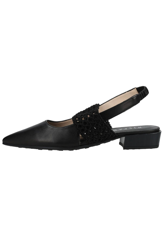 HISPANITAS Pumps Leder Schwarz/Schwarz