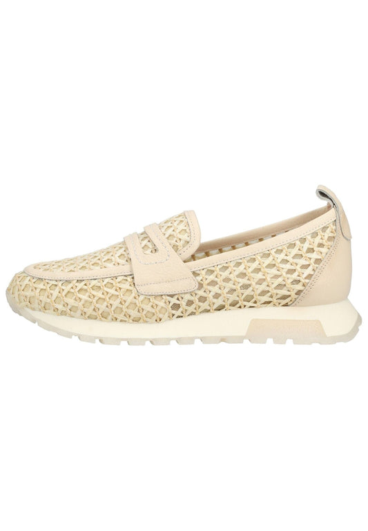 HISPANITAS Sneaker Leder/Textil Beige/Braun