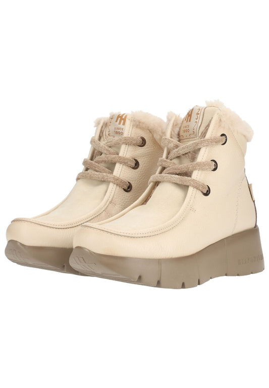 HISPANITAS Stiefelette Leder Beige Warmfutter