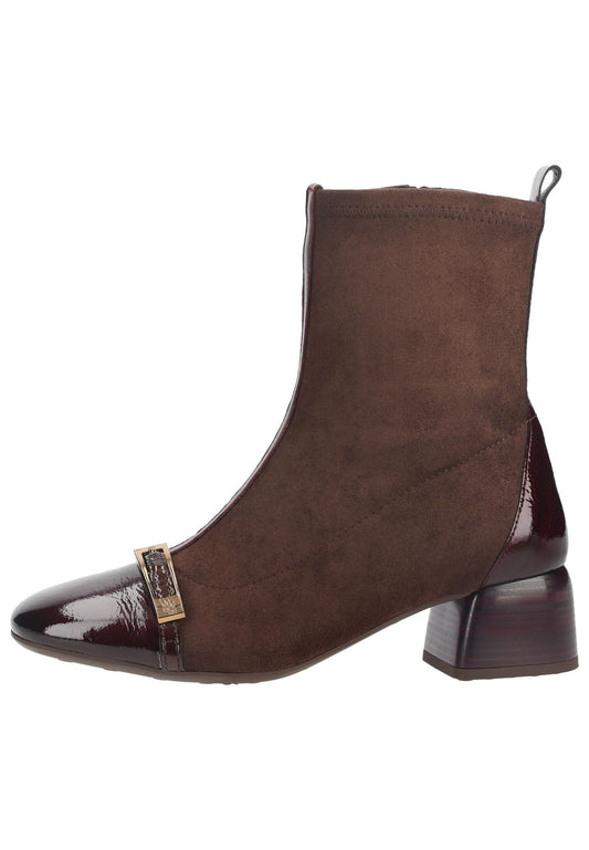 HISPANITAS Stiefelette Leder/Textil Bordeaux