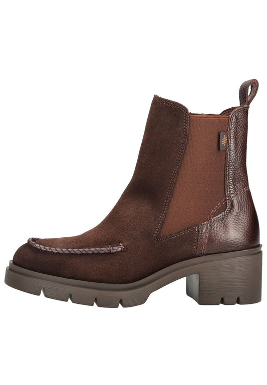 HISPANITAS Stiefelette Veloursleder/Textil Espresso