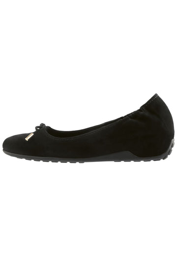 Ballerinas Högl Ballerinas Veloursleder Schwarz
