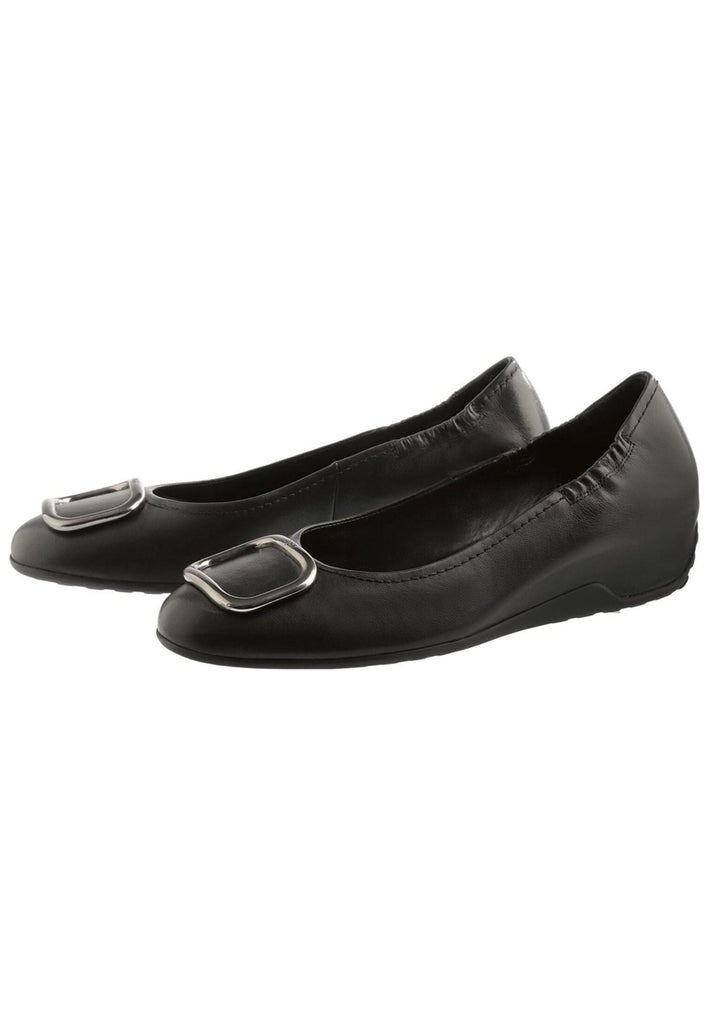 Högl Ballerinas Leder Schwarz