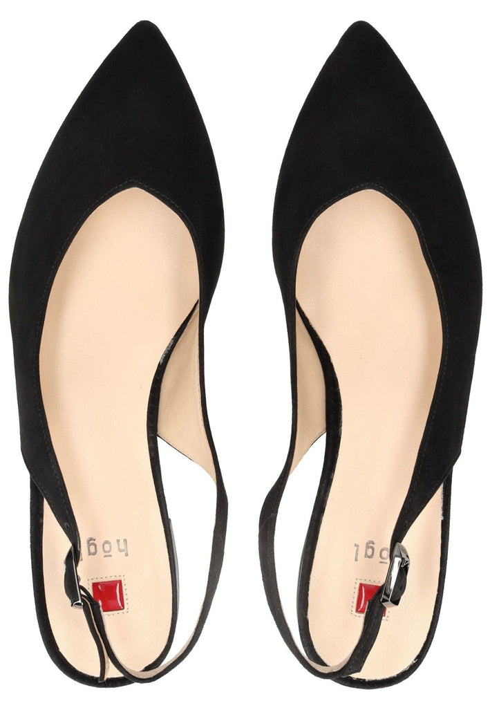 Högl Ballerinas Leder Schwarz