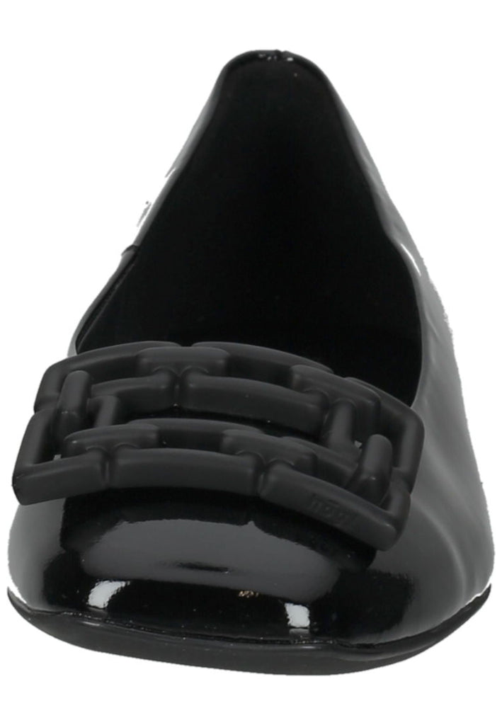Högl Ballerinas Leder Schwarz Lack