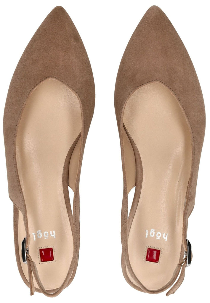 Högl Ballerinas Leder Taupe