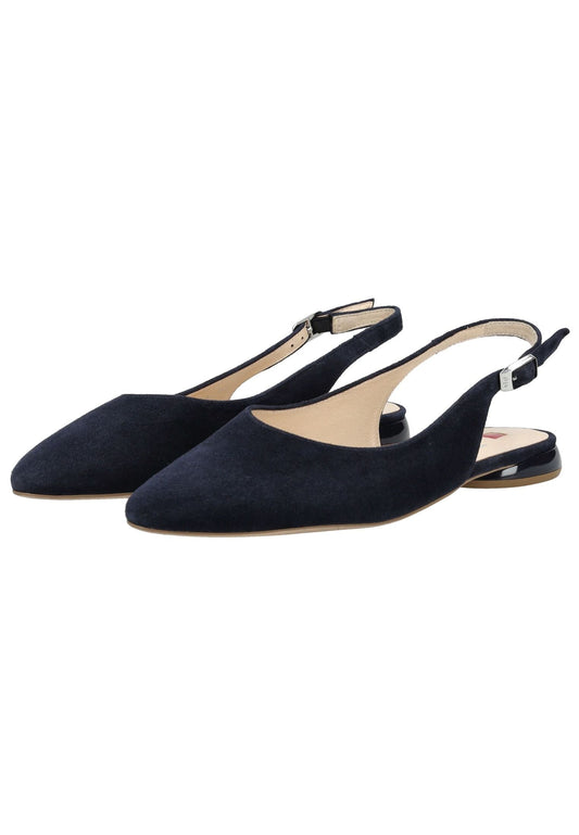 Högl Ballerinas Veloursleder Blau