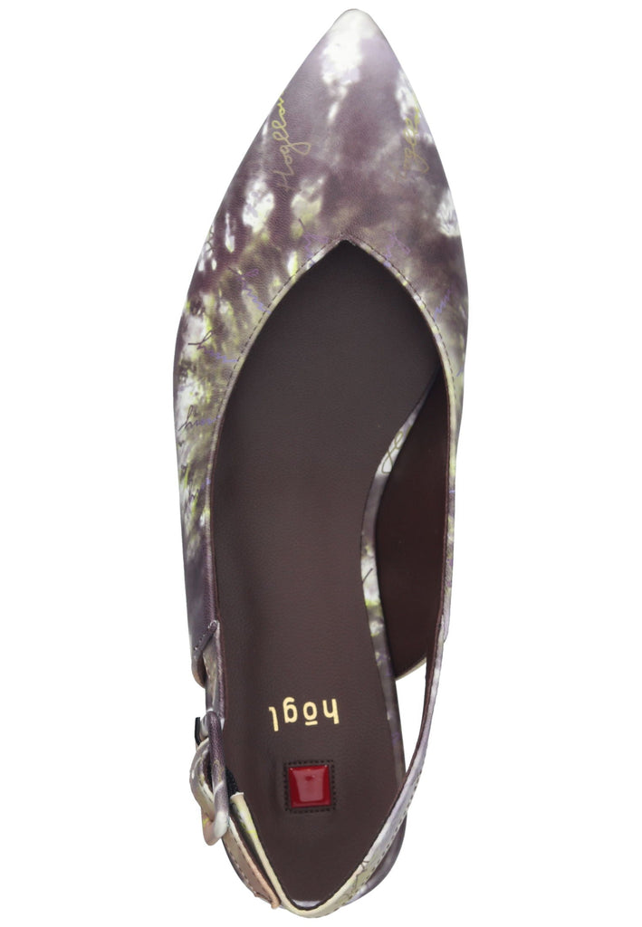 Högl Ballerinas Veloursleder Chocolate