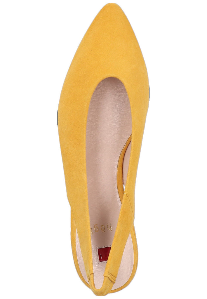 Högl Ballerinas Veloursleder Gelb