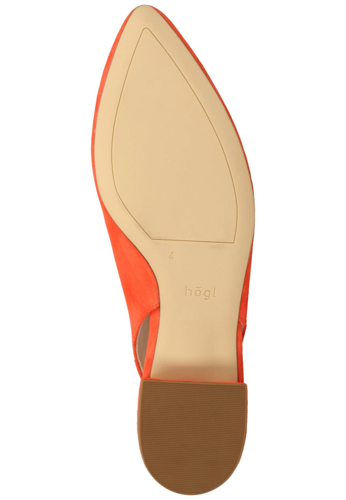 Högl Ballerinas Veloursleder Orange