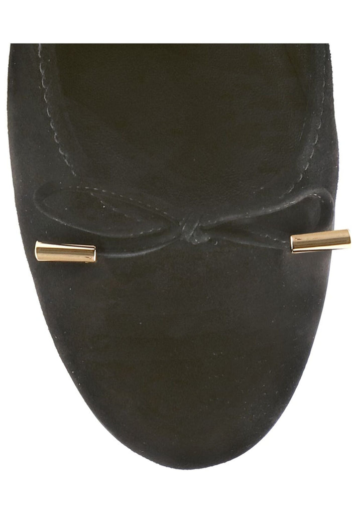 Högl Ballerinas Veloursleder Schwarz