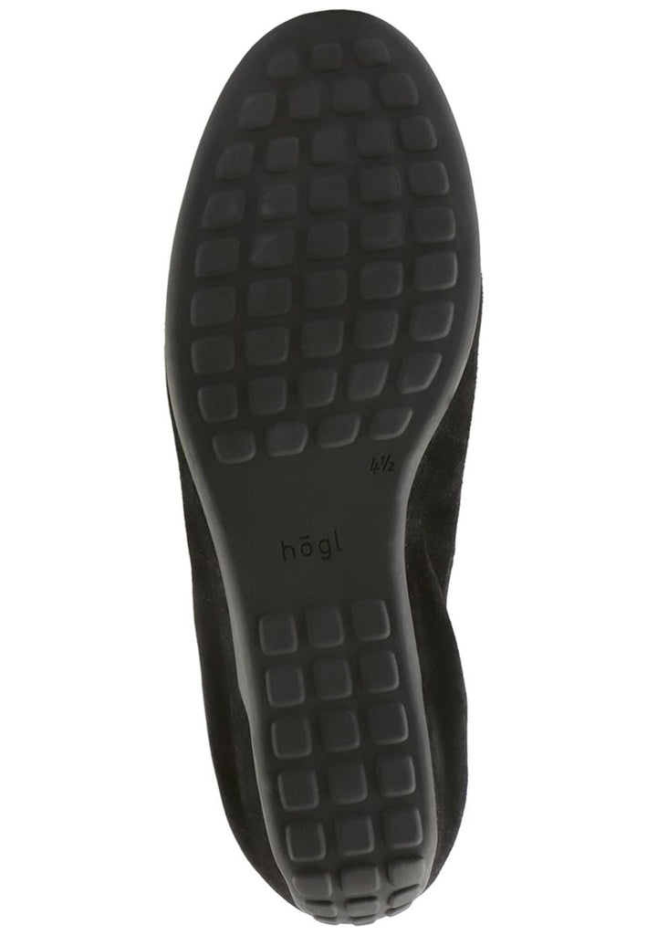 Högl Ballerinas Veloursleder Schwarz