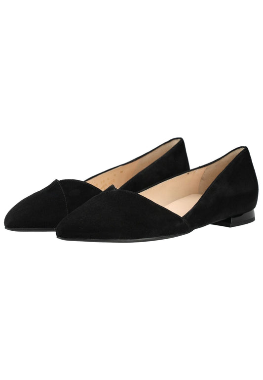Högl Ballerinas Veloursleder Schwarz