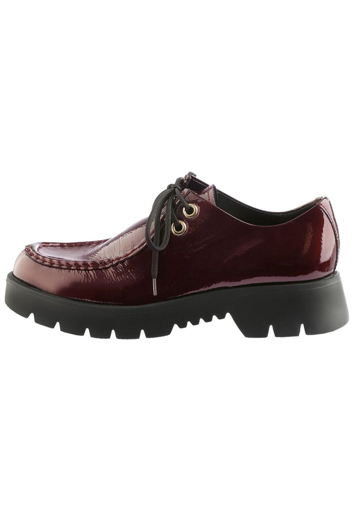 Halbschuhe Högl Halbschuhe Leder Weinrot