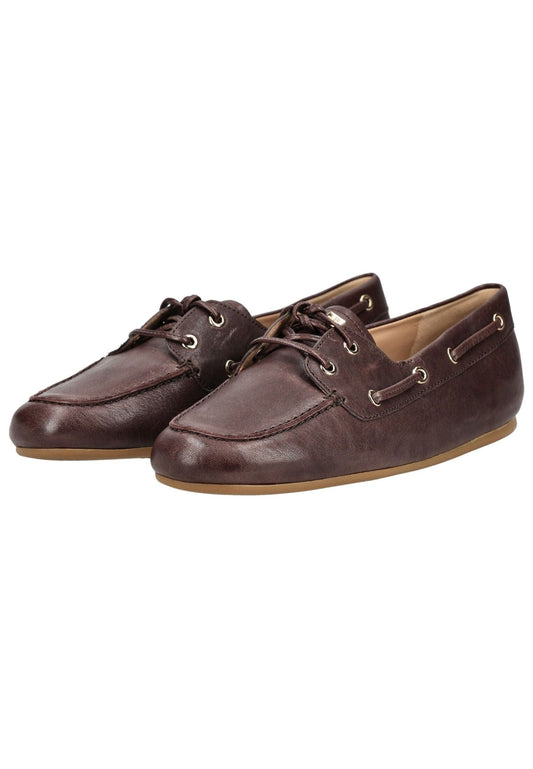 Högl Halbschuhe Leder Dunkelbraun