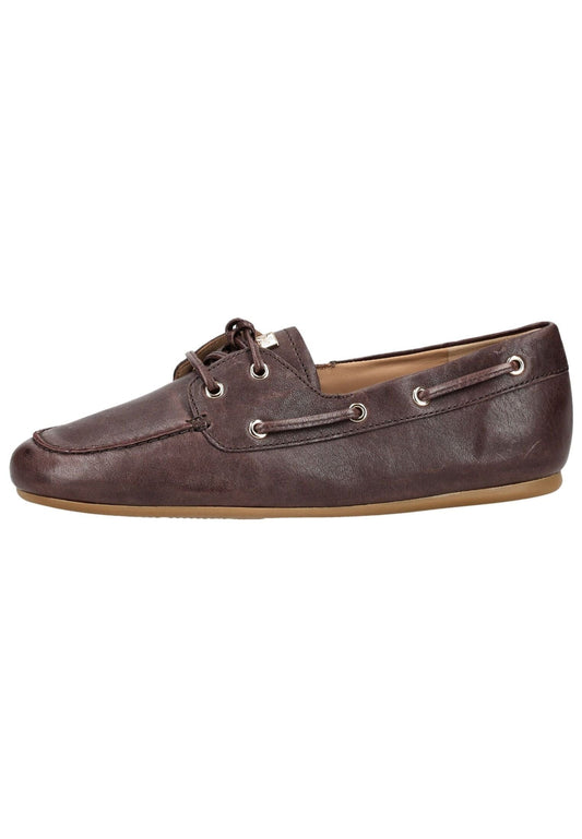 Högl Halbschuhe Leder Dunkelbraun