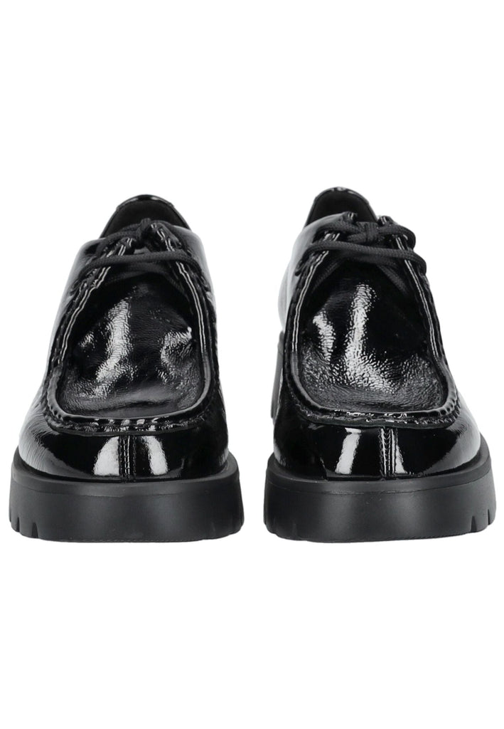 Högl Halbschuhe Leder Schwarz Lack