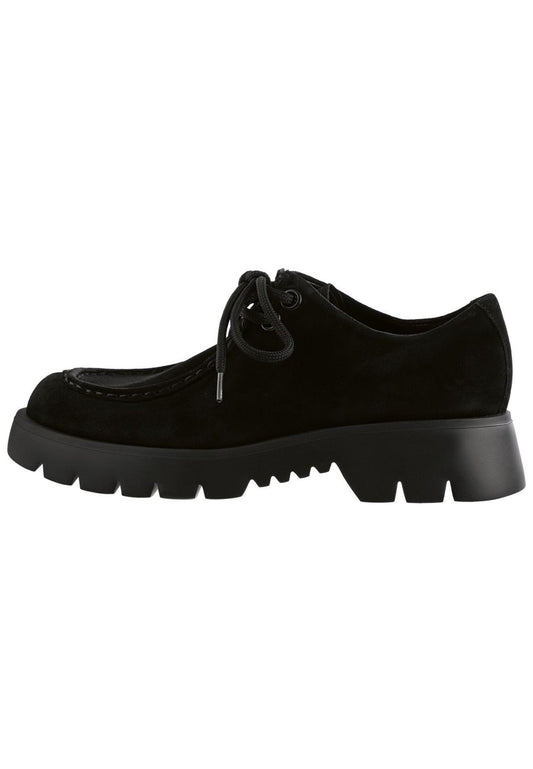 Högl Halbschuhe Veloursleder Schwarz