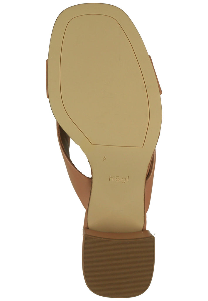 Högl Pantoletten Glattleder Braun