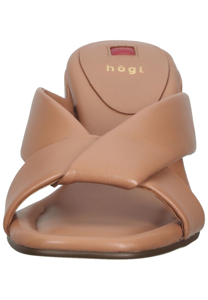 Högl Pantoletten Glattleder Braun
