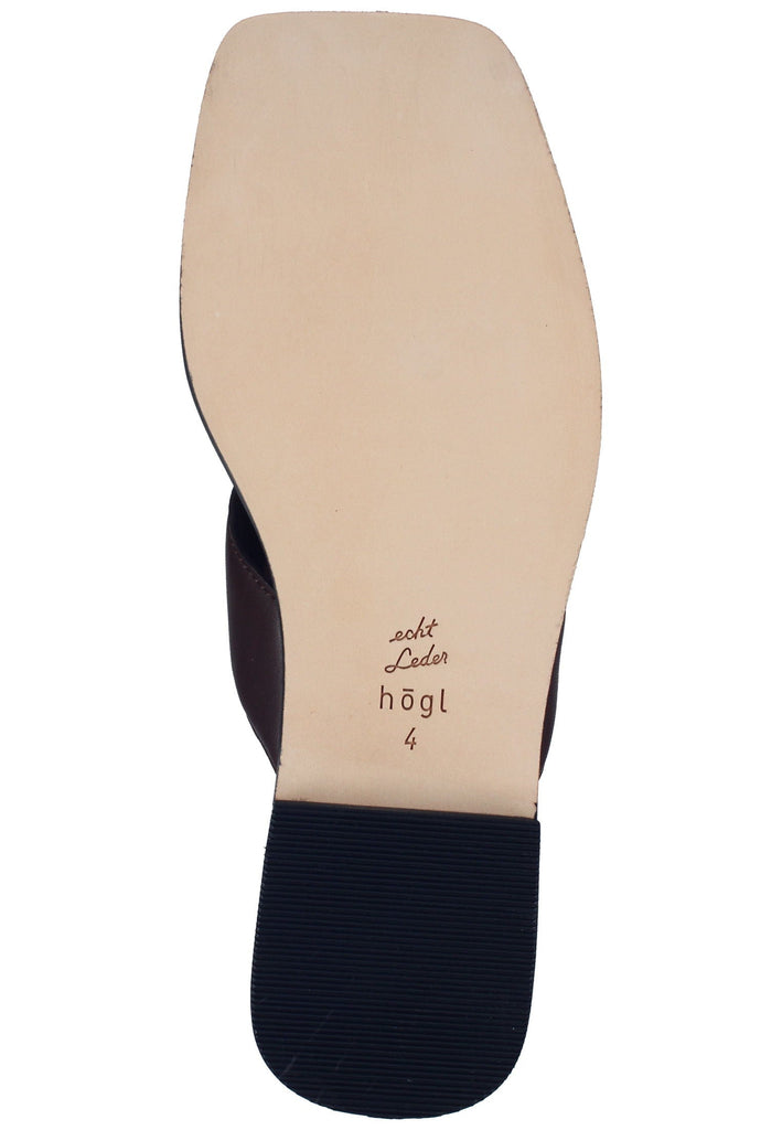 Högl Pantoletten Leder Chocolate