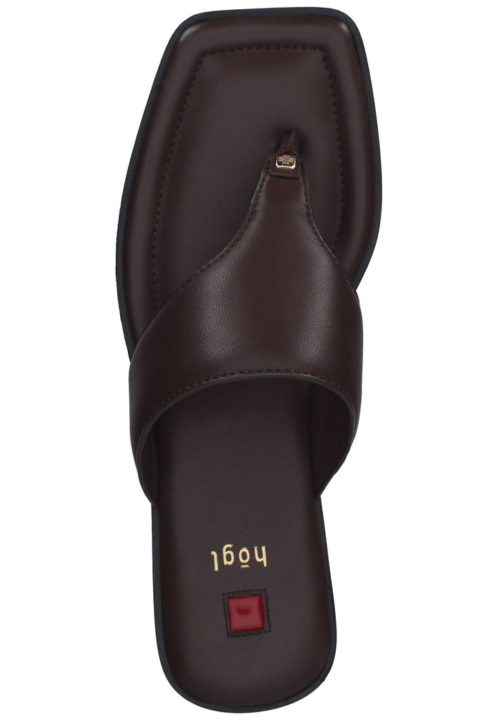 Högl Pantoletten Leder Chocolate