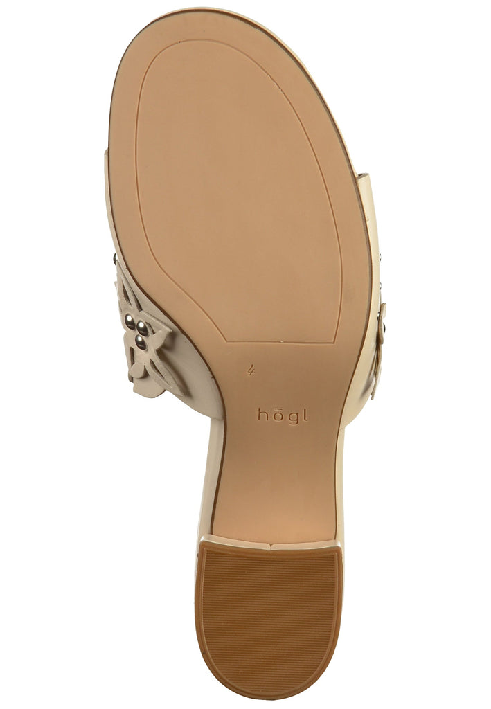 Högl Pantoletten Leder Ivory
