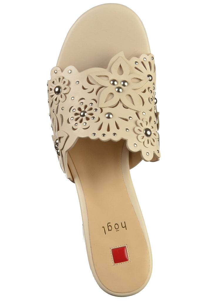 Högl Pantoletten Leder Ivory