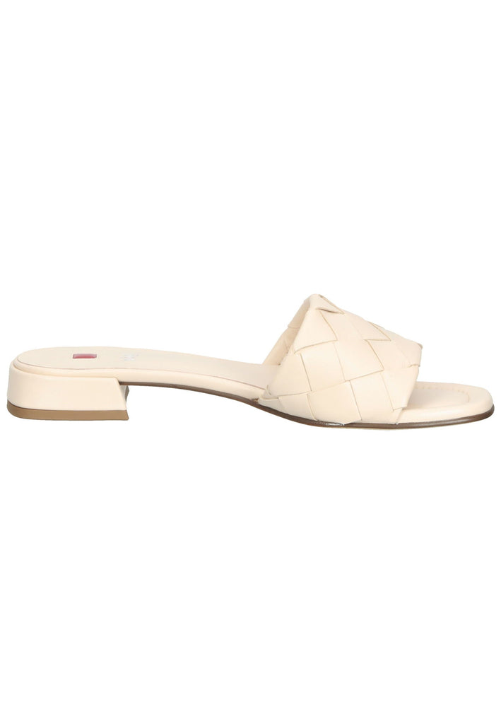 Högl Pantoletten Leder Leinen