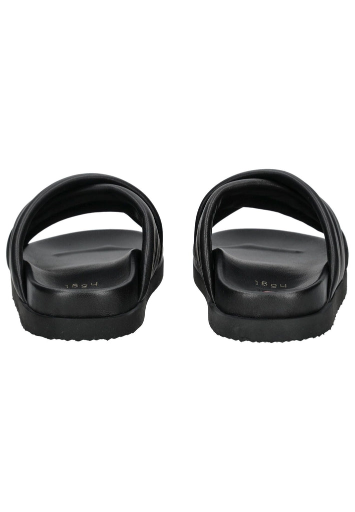 Högl Pantoletten Leder Schwarz