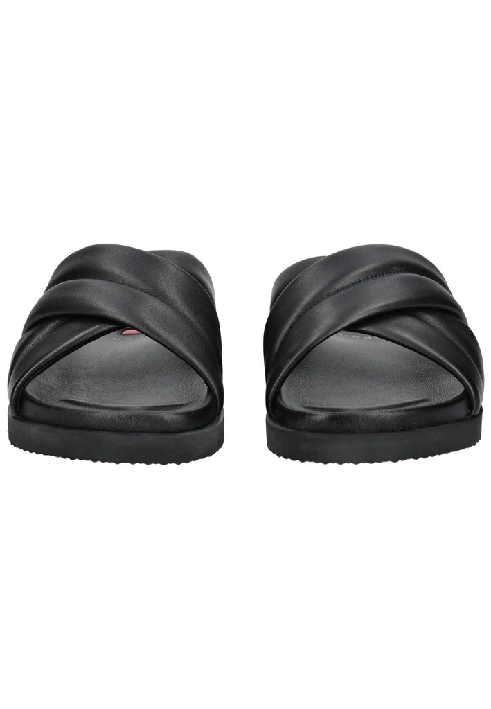 Högl Pantoletten Leder Schwarz