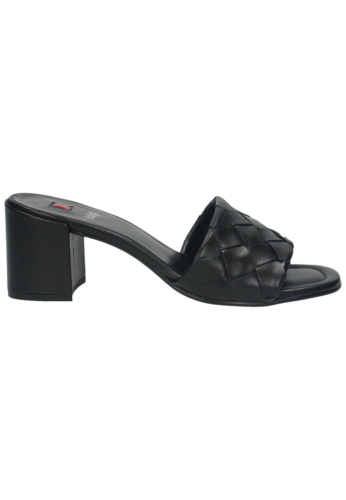 Högl Pantoletten Leder Schwarz