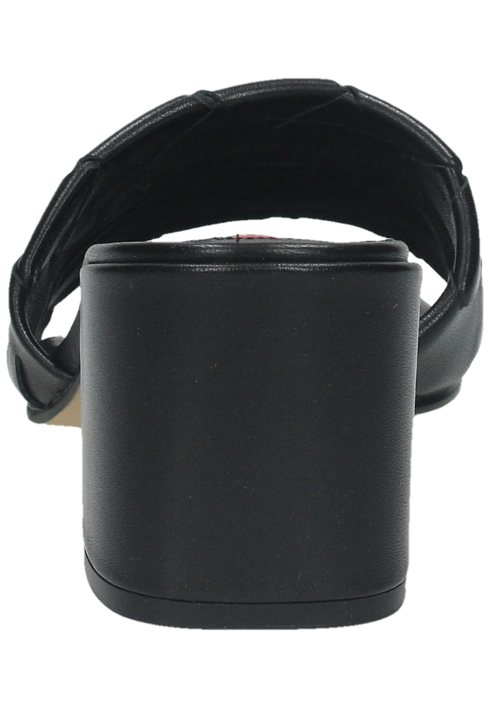 Högl Pantoletten Leder Schwarz