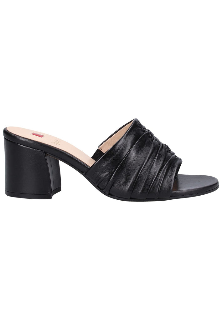 Högl Pantoletten Leder Schwarz