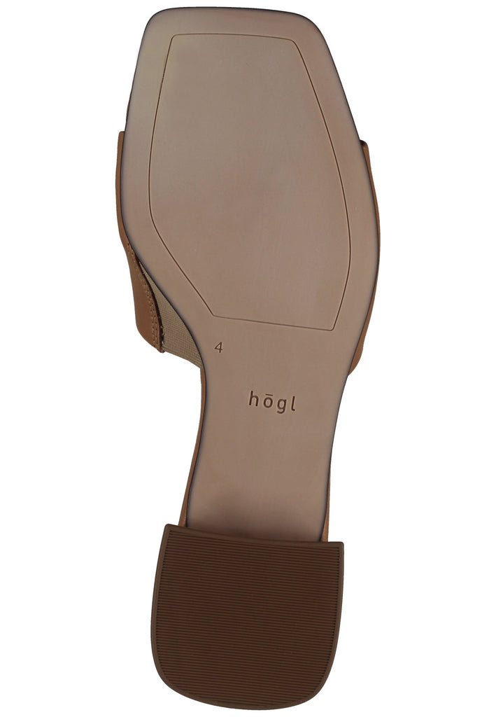 Högl Pantoletten Leder Toffee