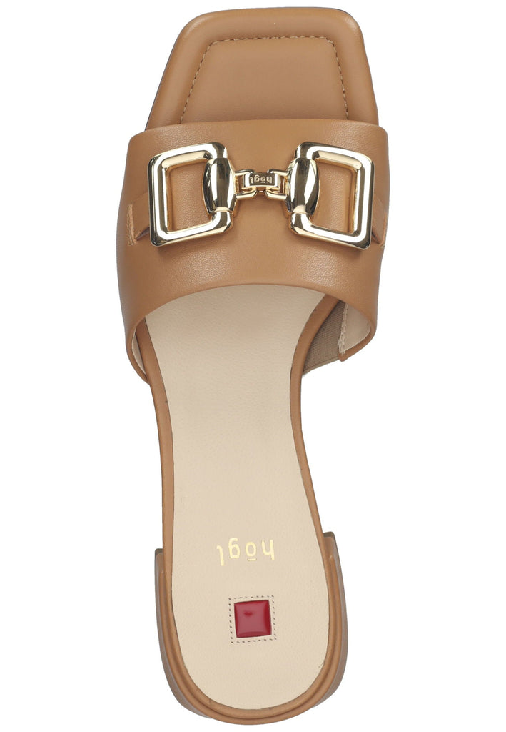 Högl Pantoletten Leder Toffee