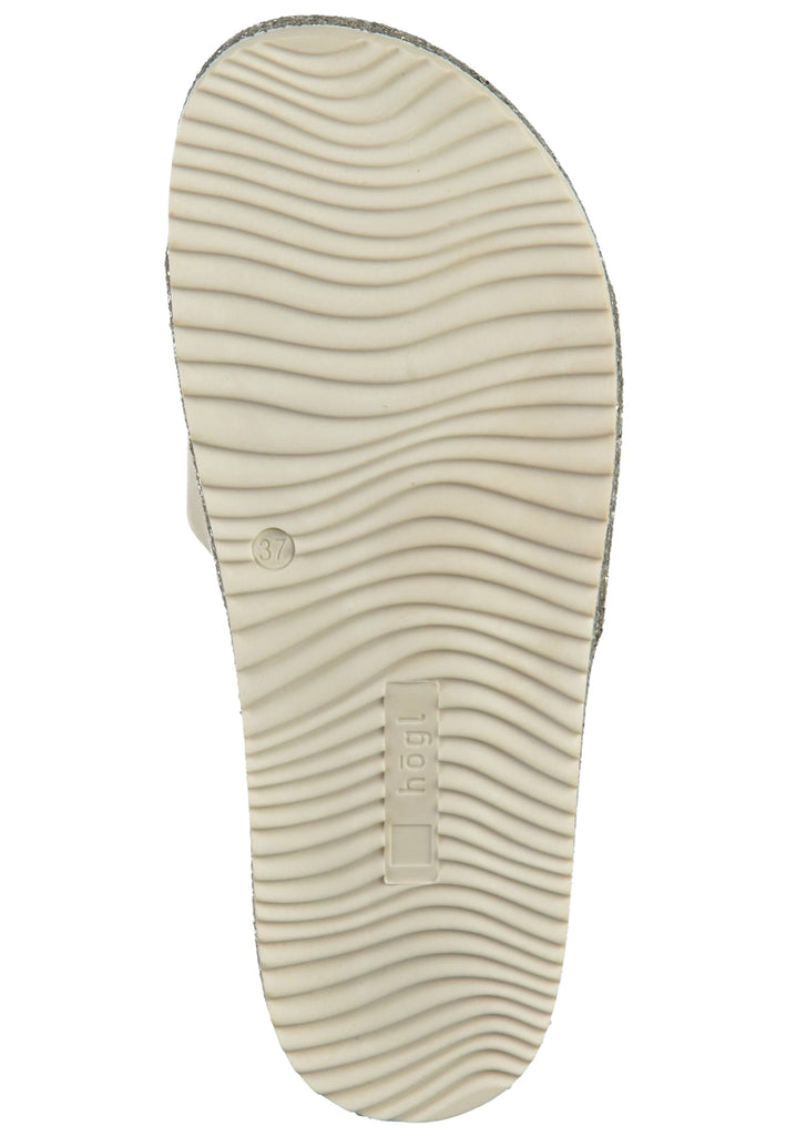 Högl Pantoletten Leder Weiß