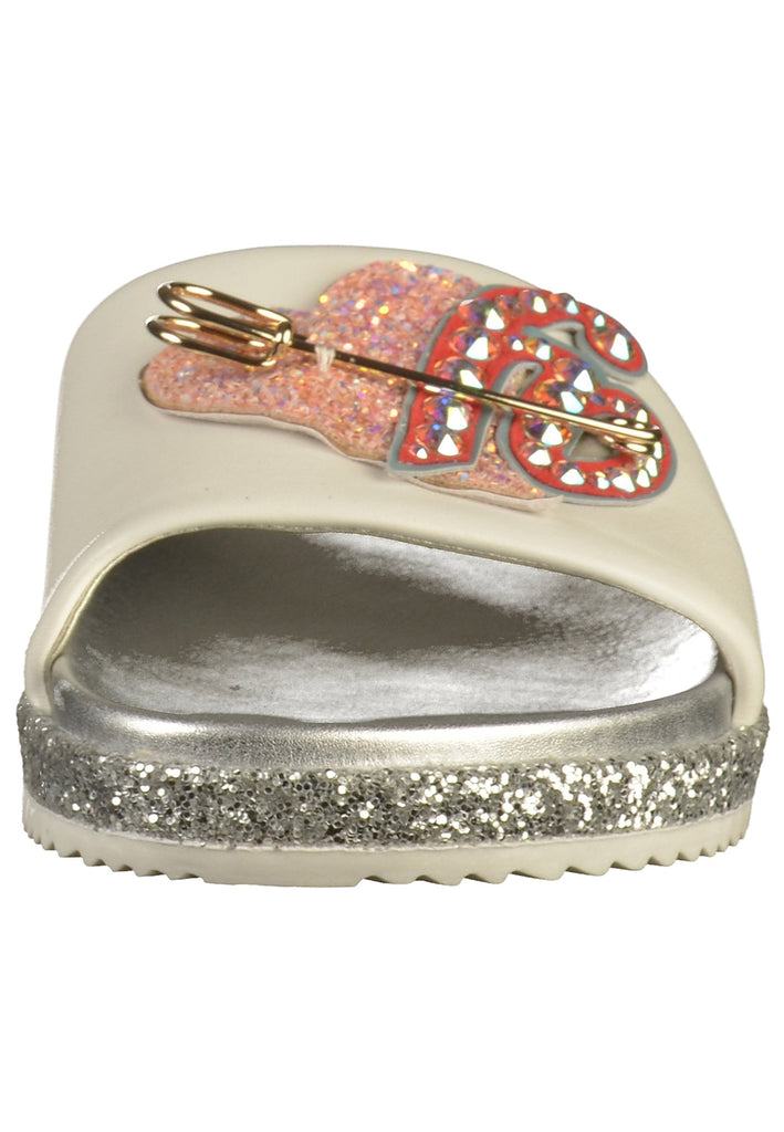 Högl Pantoletten Leder Weiß