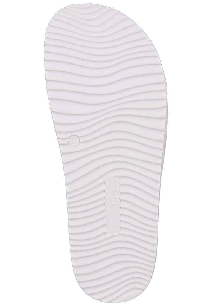 Högl Pantoletten Leder Weiß