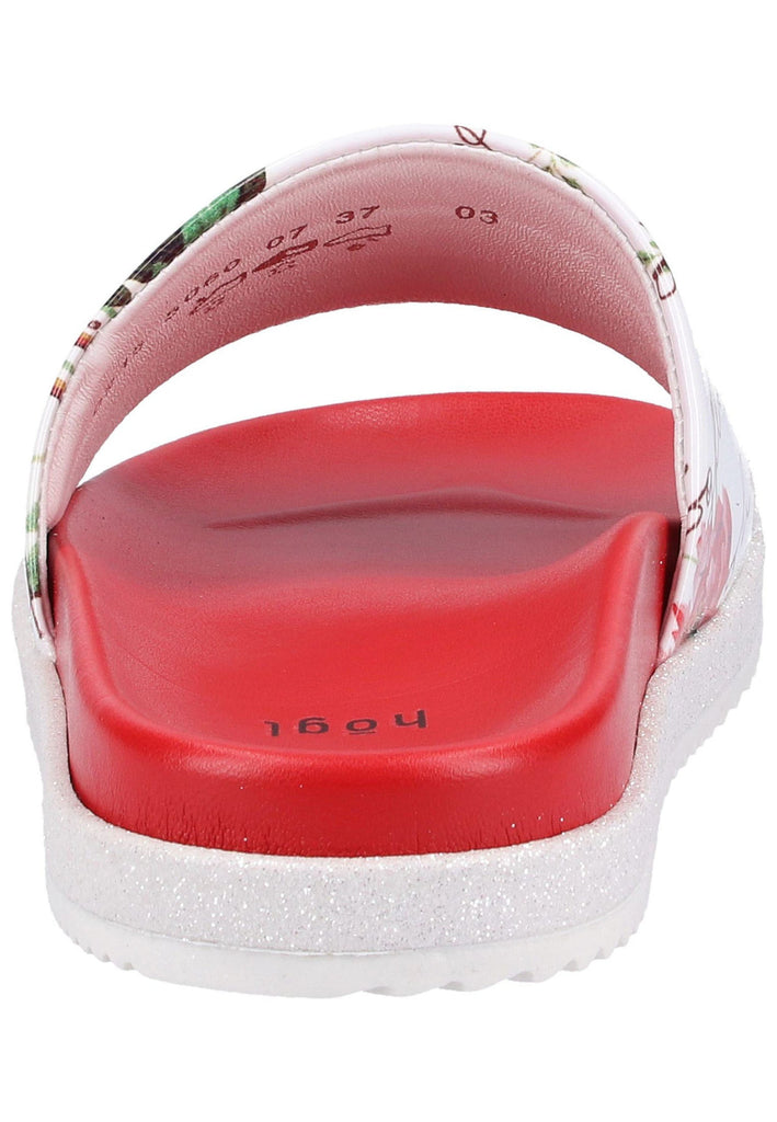 Högl Pantoletten Leder Weiß