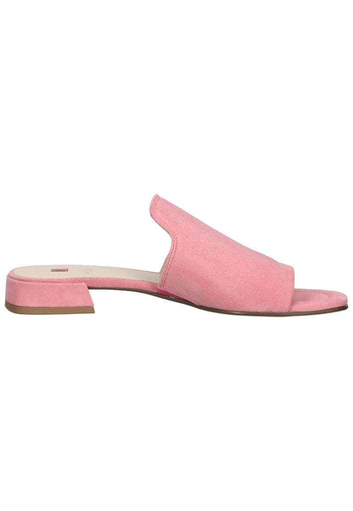 Högl Pantoletten Veloursleder Hellpink