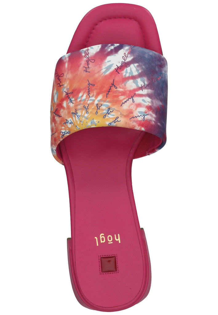 Högl Pantoletten Veloursleder Multicolor