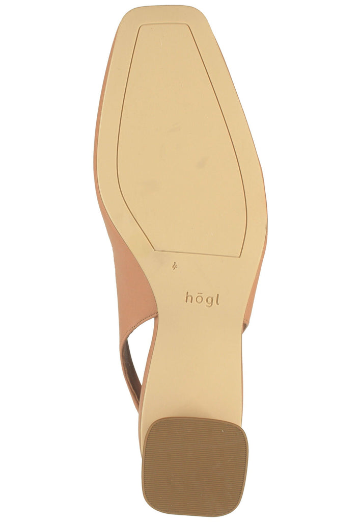 Högl Pumps Glattleder Braun