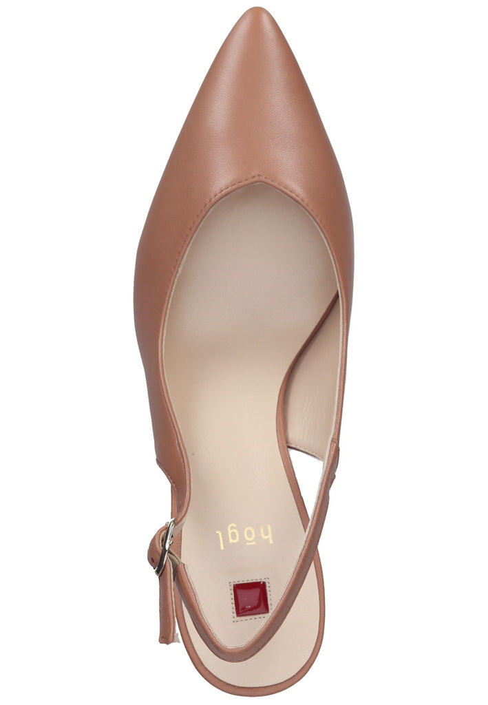 Högl Pumps Glattleder Braun