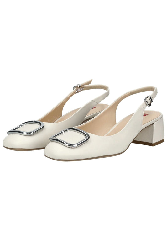 Högl Pumps Glattleder Creme