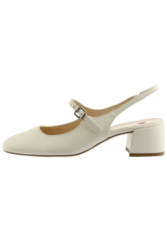 Högl Pumps Glattleder Creme