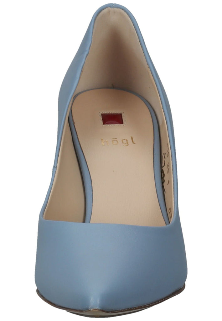 Högl Pumps Glattleder Hellblau