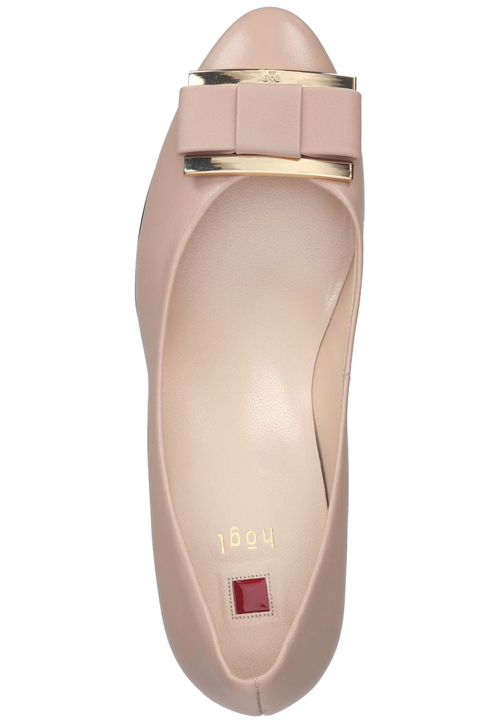 Högl Pumps Glattleder Nude