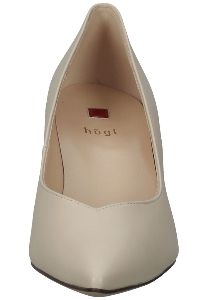 Högl Pumps Glattleder Weiß