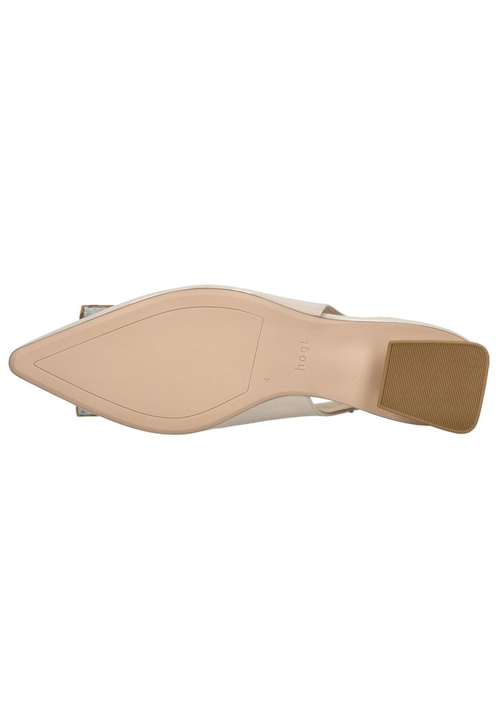 Högl Pumps Leder Beige Lack